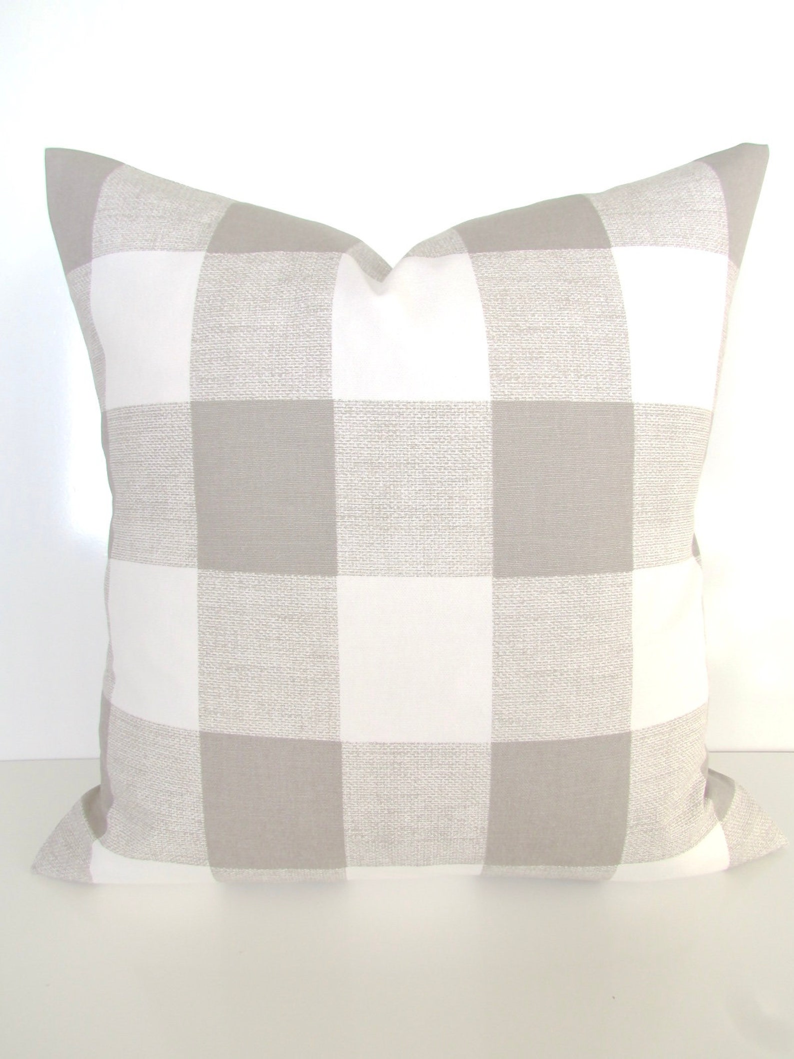 BUFFALO CHECK PILLOW Covers Orange Buffalo Check Throw Pillows Etsy