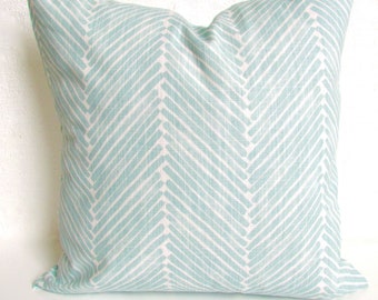 GREEN THROW PILLOWS Blue Pillow Covers Spa Blue Pillows Silver Snowy Blue Decorative Throw pillows 16x16 18 20 Blue Pillows Home and living