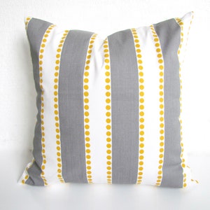 YELLOW PILLOWS Yellow and Gray Pillow Covers Yellow Throw Pillows GRAY Pillow Gray Pillow covers Yellow Pillows 16 18x18 20.All Sizes.