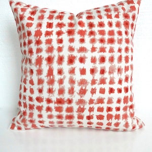 KORAALKUSSEN Turkoois kussenslopen OUTDOOR oranje decoratief sierkussens 16 18 20 x 20 koraal buitenkussen oranje grijs kussen