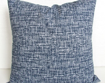 FARMHOUSE PILLOW Covers Blue Throw Pillows Dark Blue Pillows Cobalt Blue Solid Pillow Covers 16 18x18 20 Denim Pillows Navy Pillows