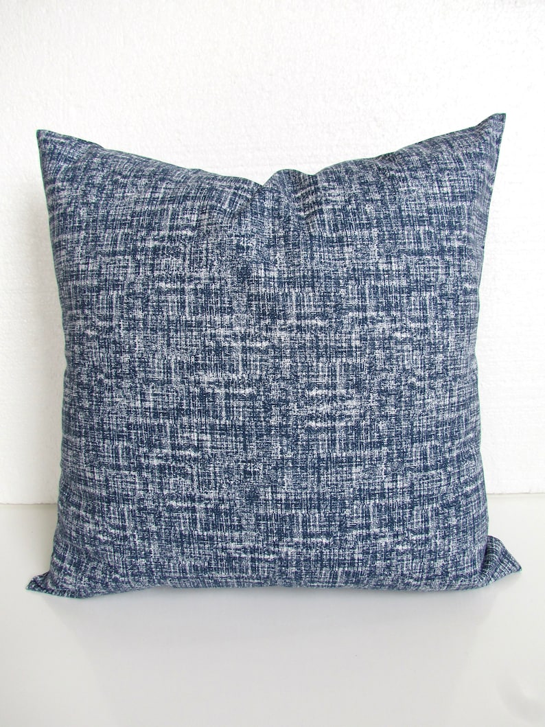 FARMHOUSE PILLOW Covers Blue Throw Pillows Dark Blue Pillows Etsy
