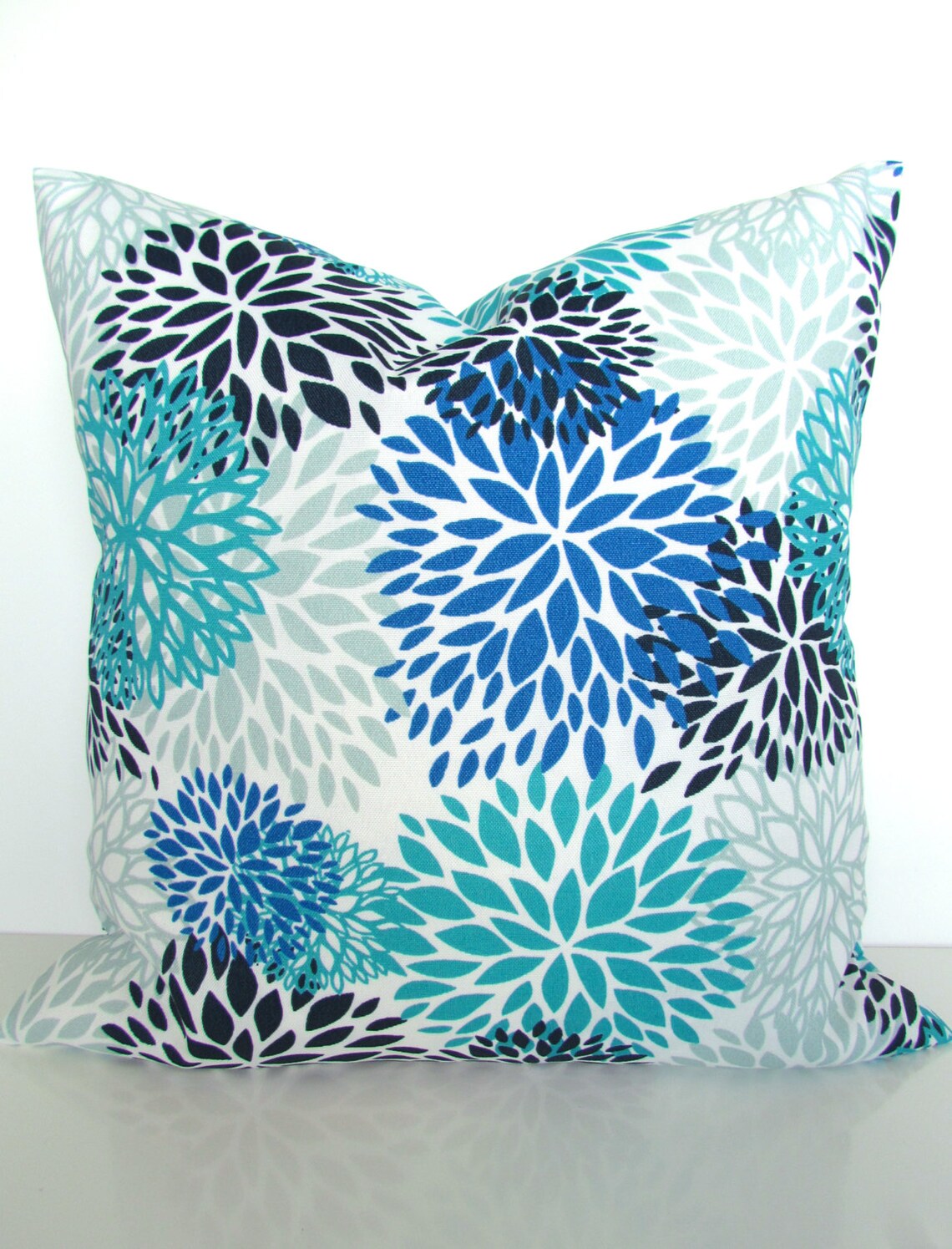 Royal BLUE OUTDOOR PILLOWS Turquoise Outdoor Throw Pillow Etsy
