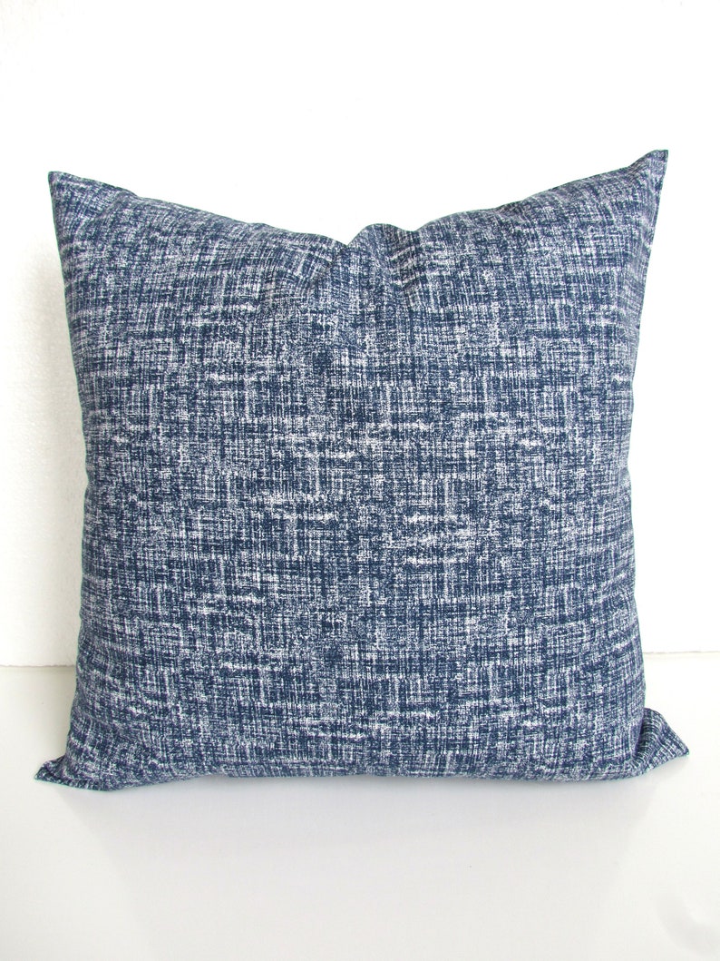BLUE THROW PILLOWS Navy Blue Pillow Covers Blue Throw Pillows Etsy