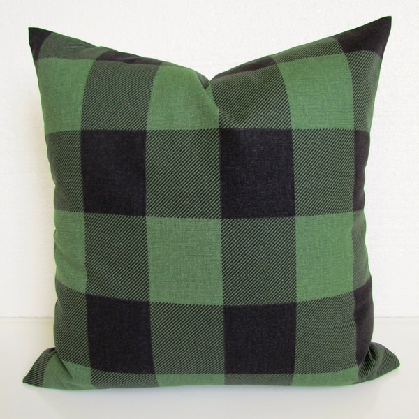 Green Black Pillow Etsy
