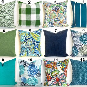 Green Outdoor Pillows Lime Green Pillow Blue Outdoor Throw Pillow Covers Lime Teal Outdoor Pillow Covers 16 18x18 20 Green Tropical Pillows Etsy
