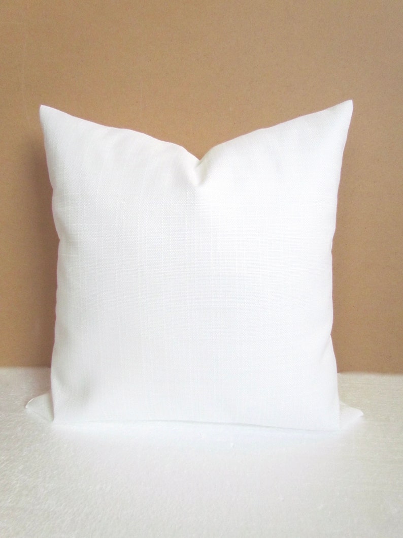 WHITE PILLOW Covers White Throw Pillow Covers White Pillows Etsy