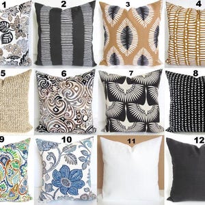 Black Outdoor Pillows  Gray Outdoor Throw Pillow Covers Charcoal Outdoor pillow Covers Tan Grey Tropical Pillows Black Outdoor Pillows