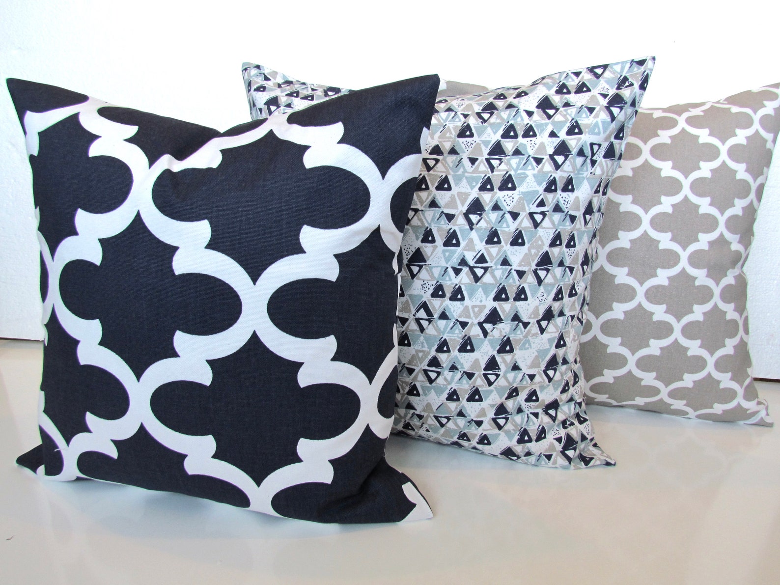 BLUE THROW Pillows Navy Blue Throw Pillows Blue Pillow Covers Etsy