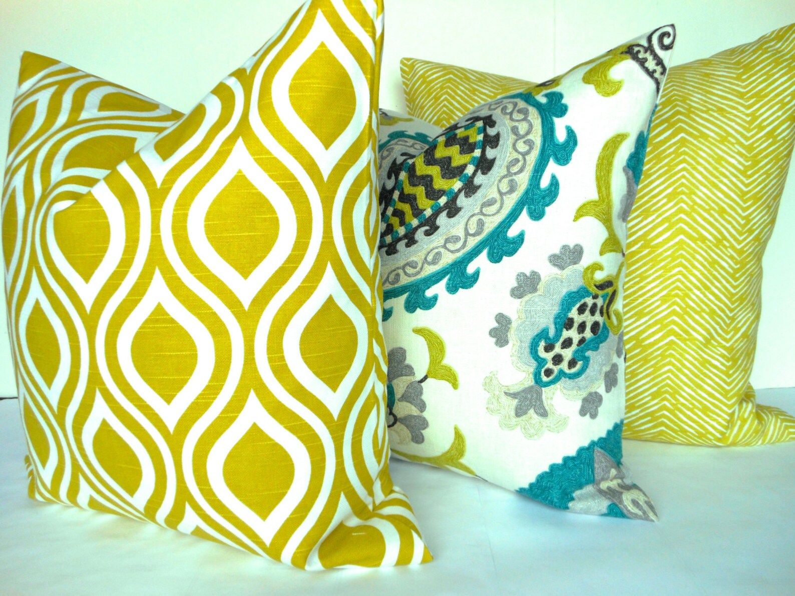 TEAL PILLOWS Decorative Throw Pillows Teal Blue Pillow Covers Etsy