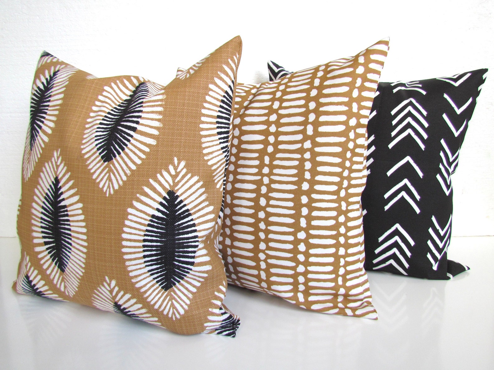 Black Outdoor Pillows Gray Outdoor Throw Pillow Covers Etsy