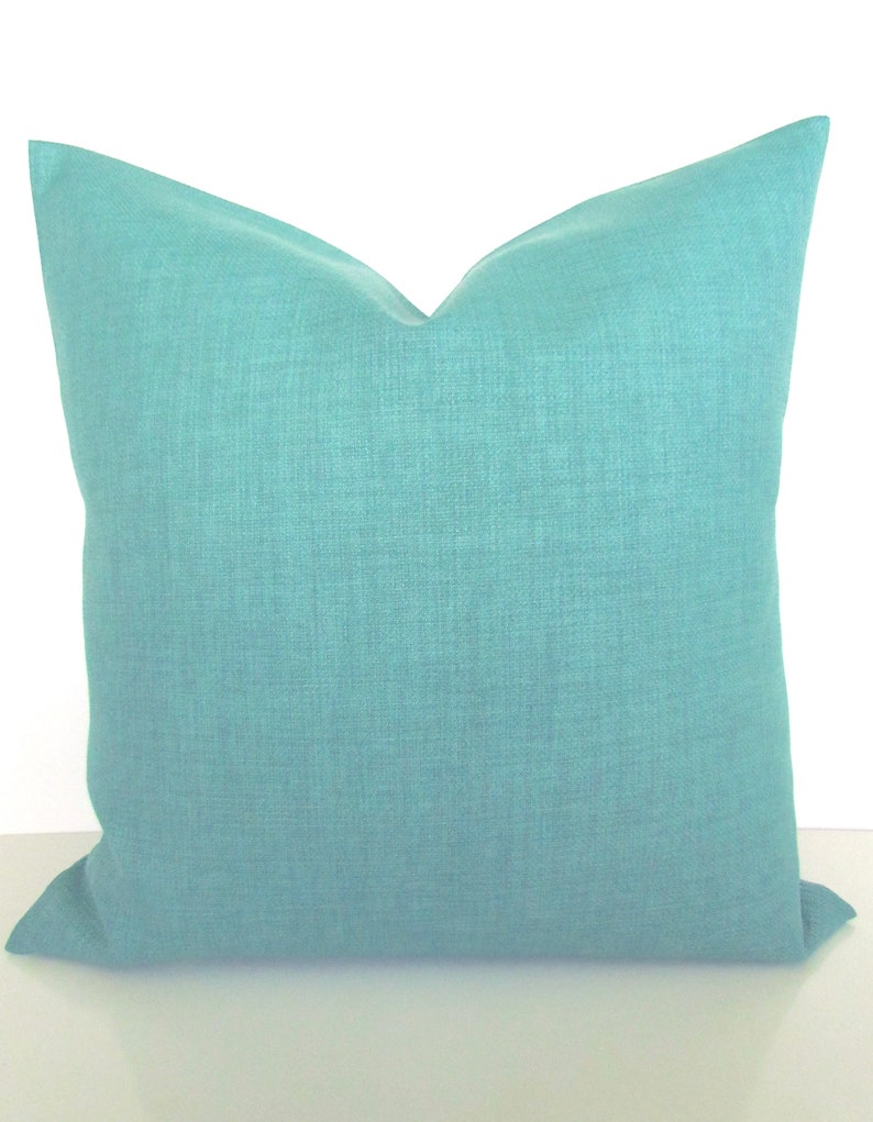 Turquoise PILLOWS Teal Decorative Pillow Covers Gray Pillows Etsy