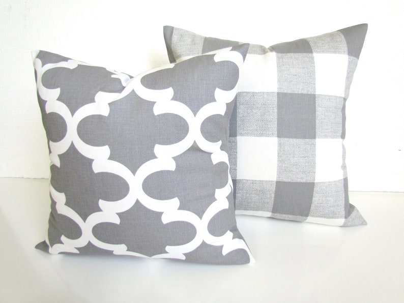 GREEN PILLOWS GREEN Pillow Covers Farmhouse Green Buffalo Etsy