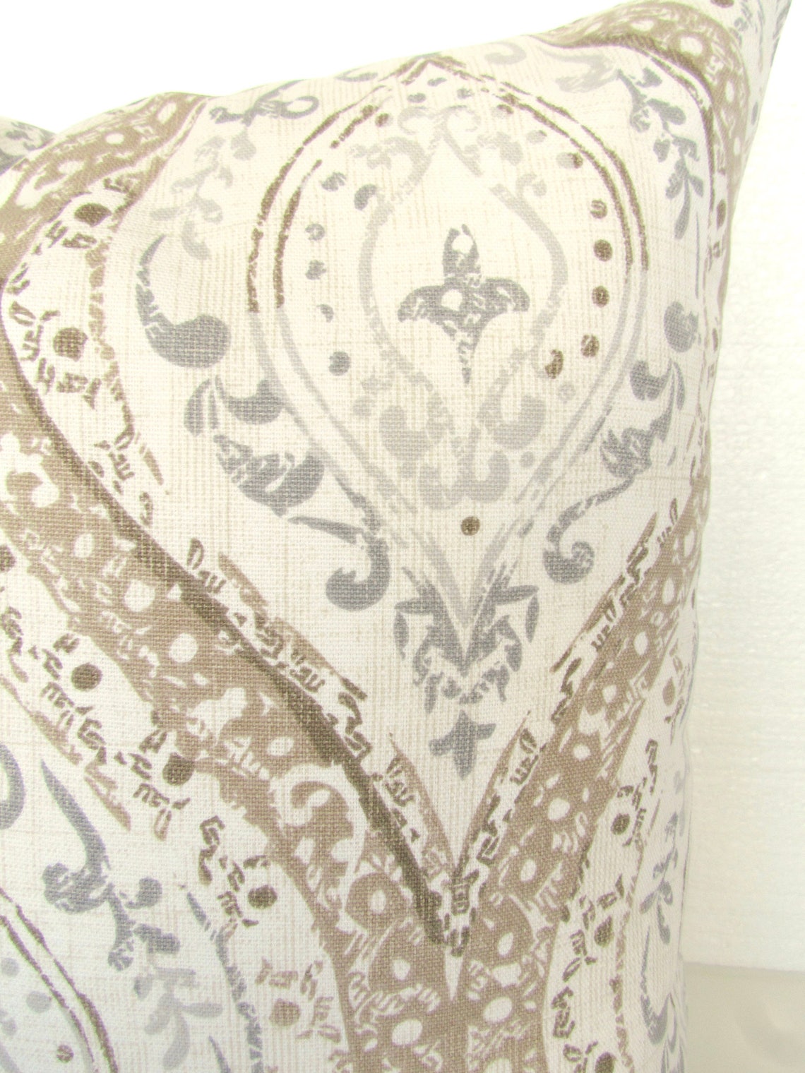 TAN PILLOWS Tan Pillow Covers Gray & Tan Pillow Covers Tan Etsy