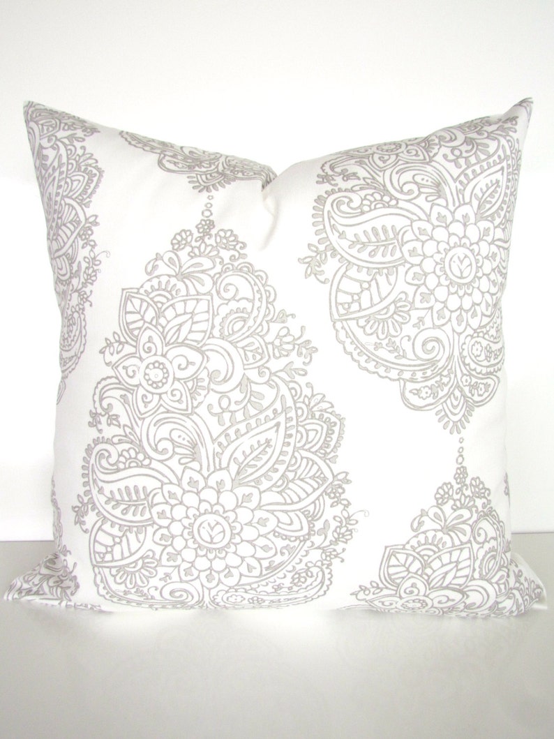 GRAY PILLOWS GREY Pillow Covers French Gray Pillow Covers Gray Etsy