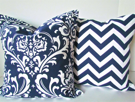 Blue Throw Pillows Navy Blue Pillow DENIM BLUE THROW Pillows Dark Blue