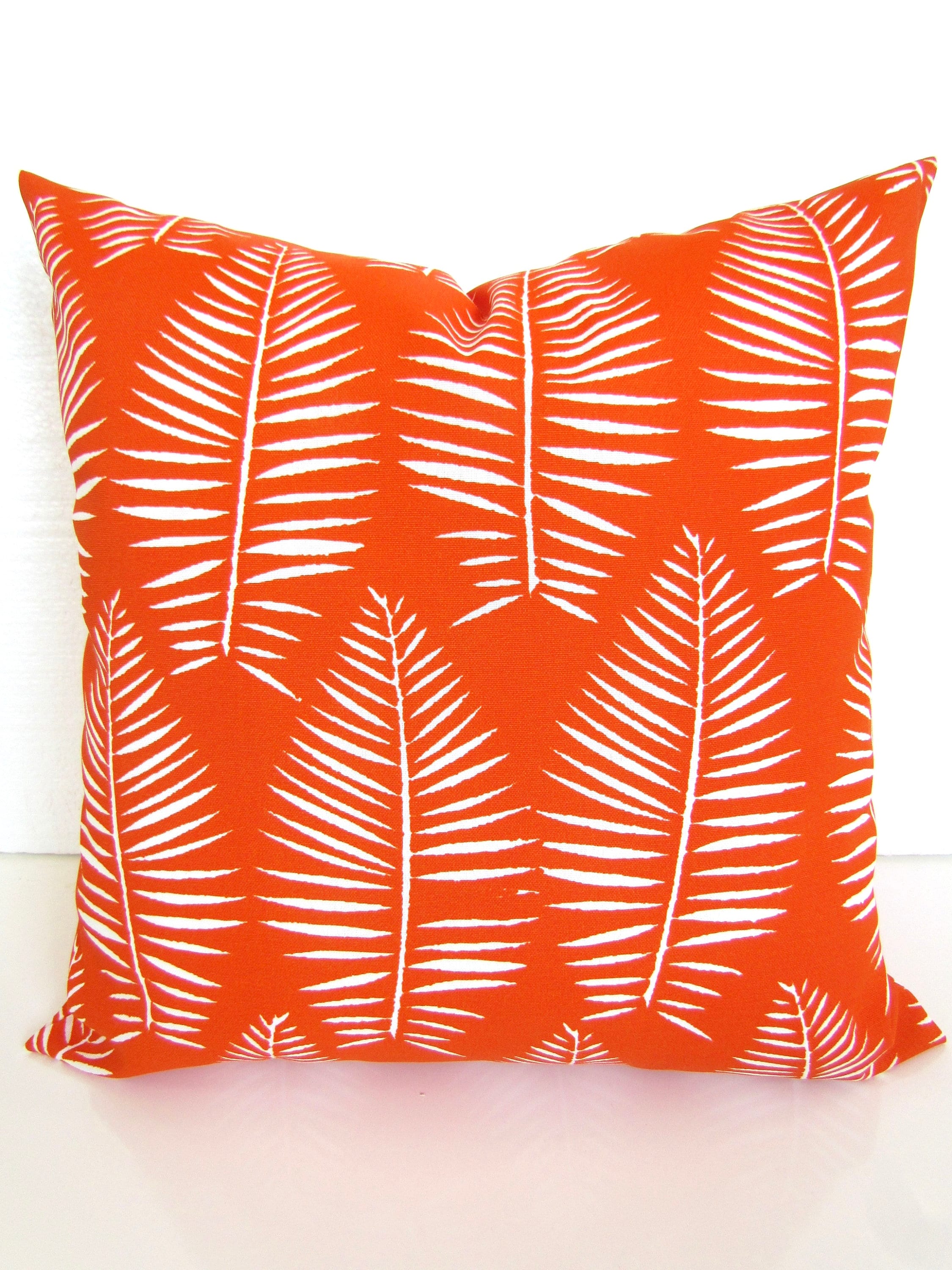 Orange Outdoor Pillows Orange Throw Pillow Covers Orange Etsy