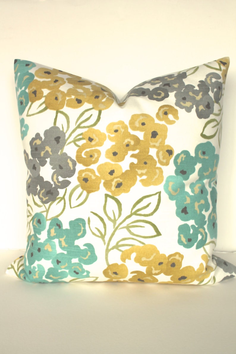 Turquoise PILLOWS Turquoise Teal Decorative Throw Pillow Cover Etsy