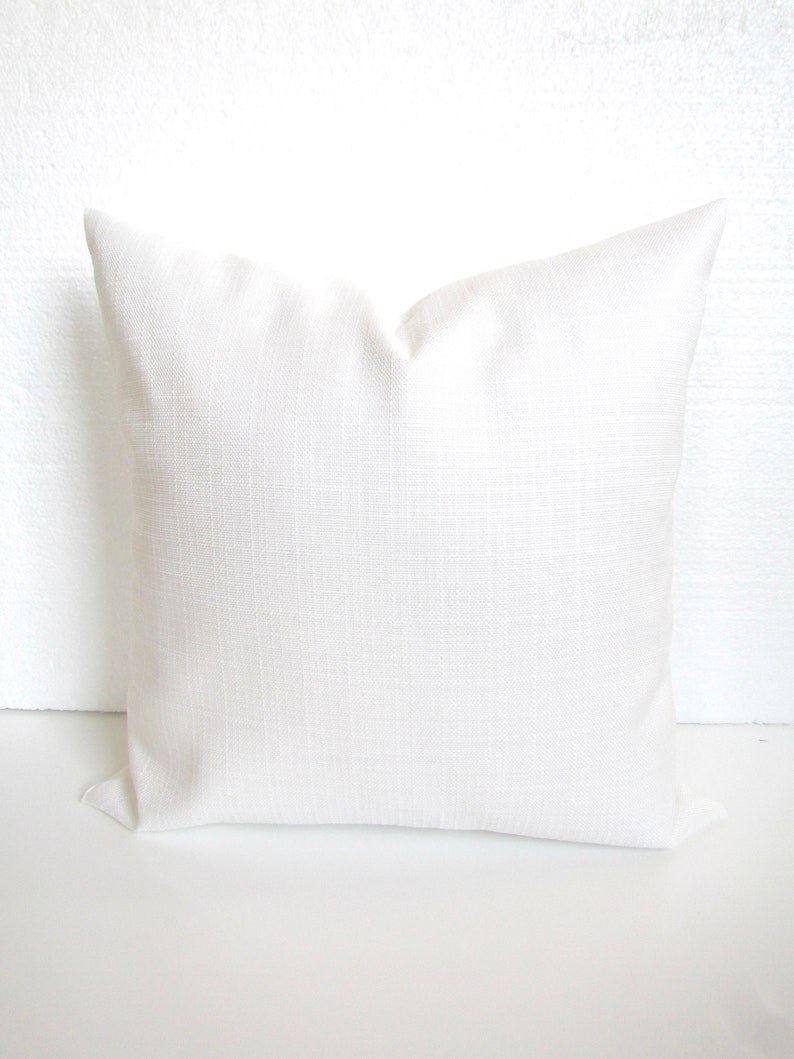WHITE PILLOW Covers White Throw Pillow Covers White Pillows Etsy