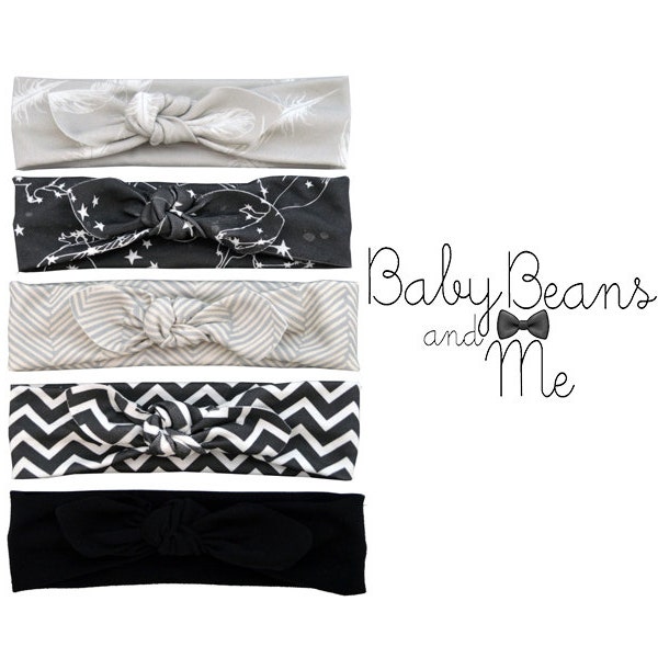 Baby Beans and Me | Knotted headband | Baby Turban | Head wrap | Organic