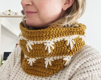 Crochet Cowl Pattern Easy Quick Crochet Pattern for Gifts Chunky Crochet Cowl Pattern Infinity Scarf Crochet Pattern PDF
