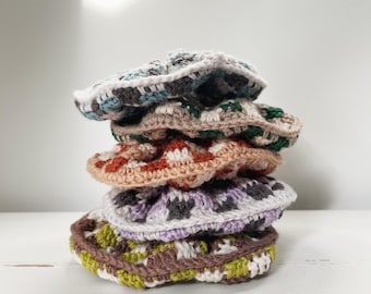 Crochet Scrunchie Pattern - The Brickette Scrunchie Crochet Pattern