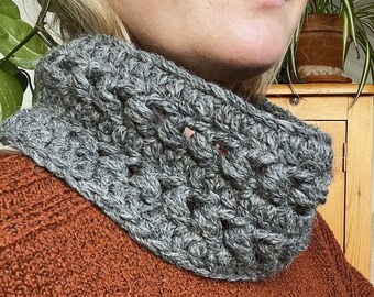 Crochet Cowl Pattern Easy Schnelle Häkelanleitung für Geschenke Chunky Crochet Cowl Pattern Infinity Schal Häkelanleitung PDF