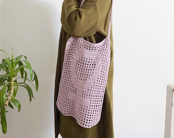 Crochet Tote Bag Pattern PDF Crochet Bag Pattern Modern Crochet Pattern Filet Crochet Bag Pattern Digital