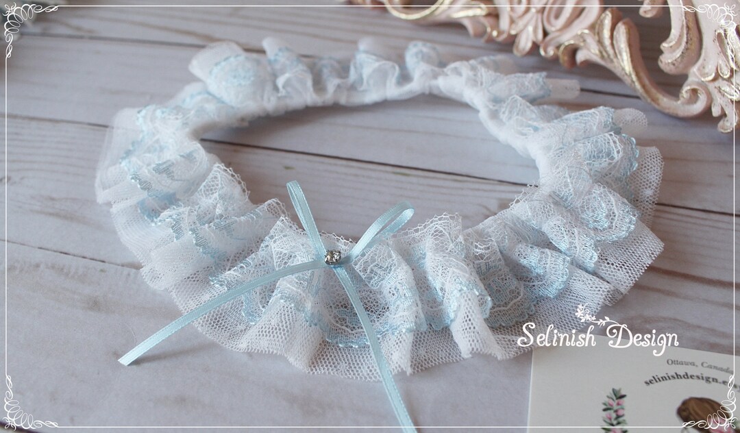 Blue Wedding Garter, Baby Blue Garter, Blue Wedding, Something Blue