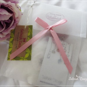 Pearl Lace Wedding Hair Bow: Silk Satin Flower Girl Bow image 5