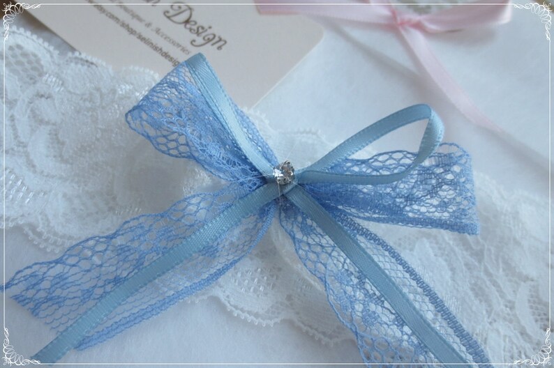 Something Blue Lace Garter Light Blue Wedding Garter Bridal Garters Blue Wedding Garter- Style: G154lace