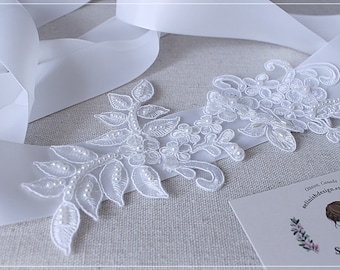 Accessorio Matrimonio Cintura Sposa Con Cristalli - Fascia - Foto 4