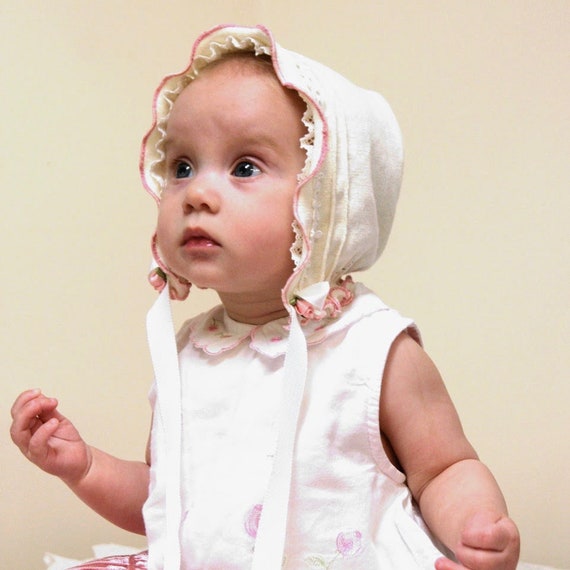 organic baby bonnet