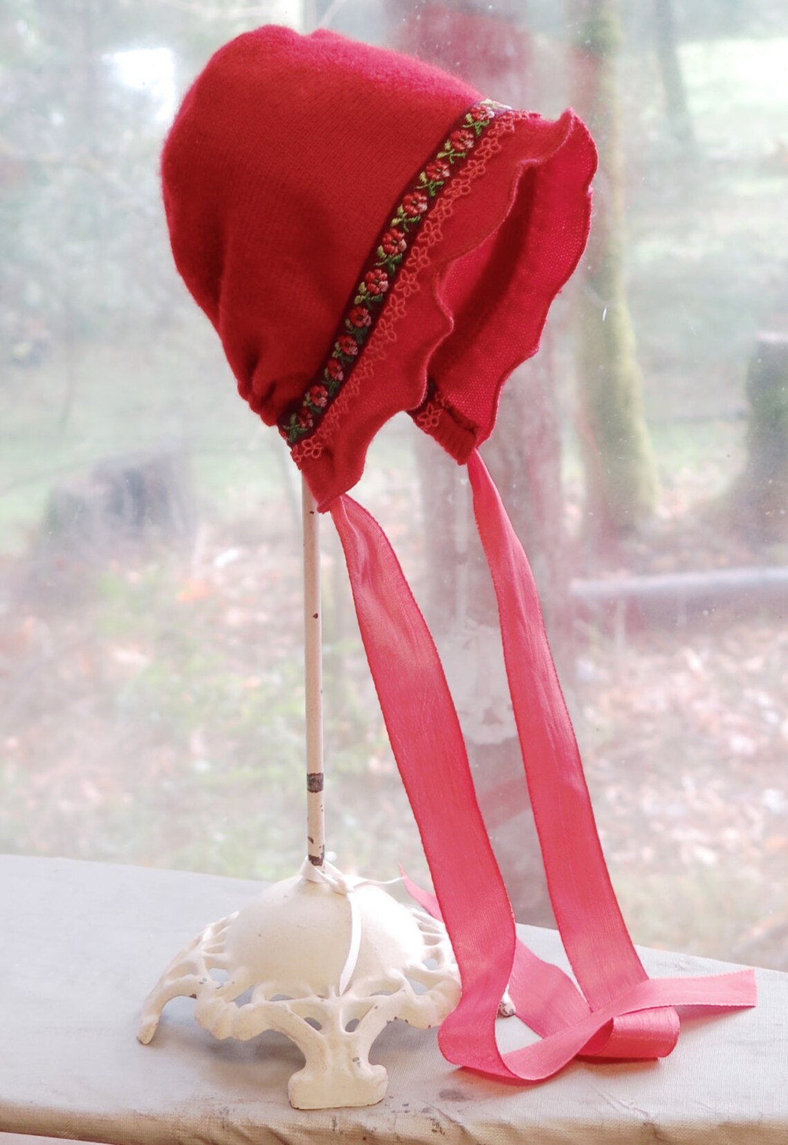 Red Cashmere Red Wool Infant Baby Etsy