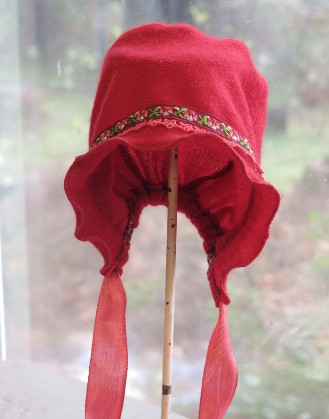 Red Cashmere Red Wool Infant Baby Etsy