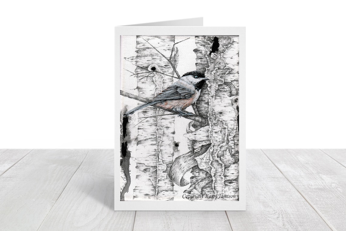 Blank Card Set Bird Card Set Nature Card Set Gift Boxed Etsy