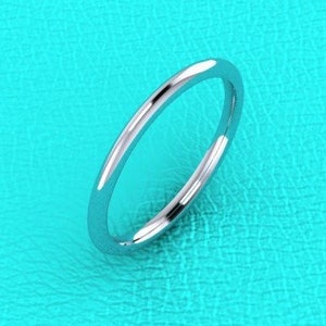 Dames 1.5mm Platinum trouwring