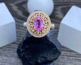 Pink Sapphire ring