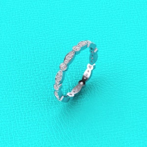 14K white gold Diamond eternity