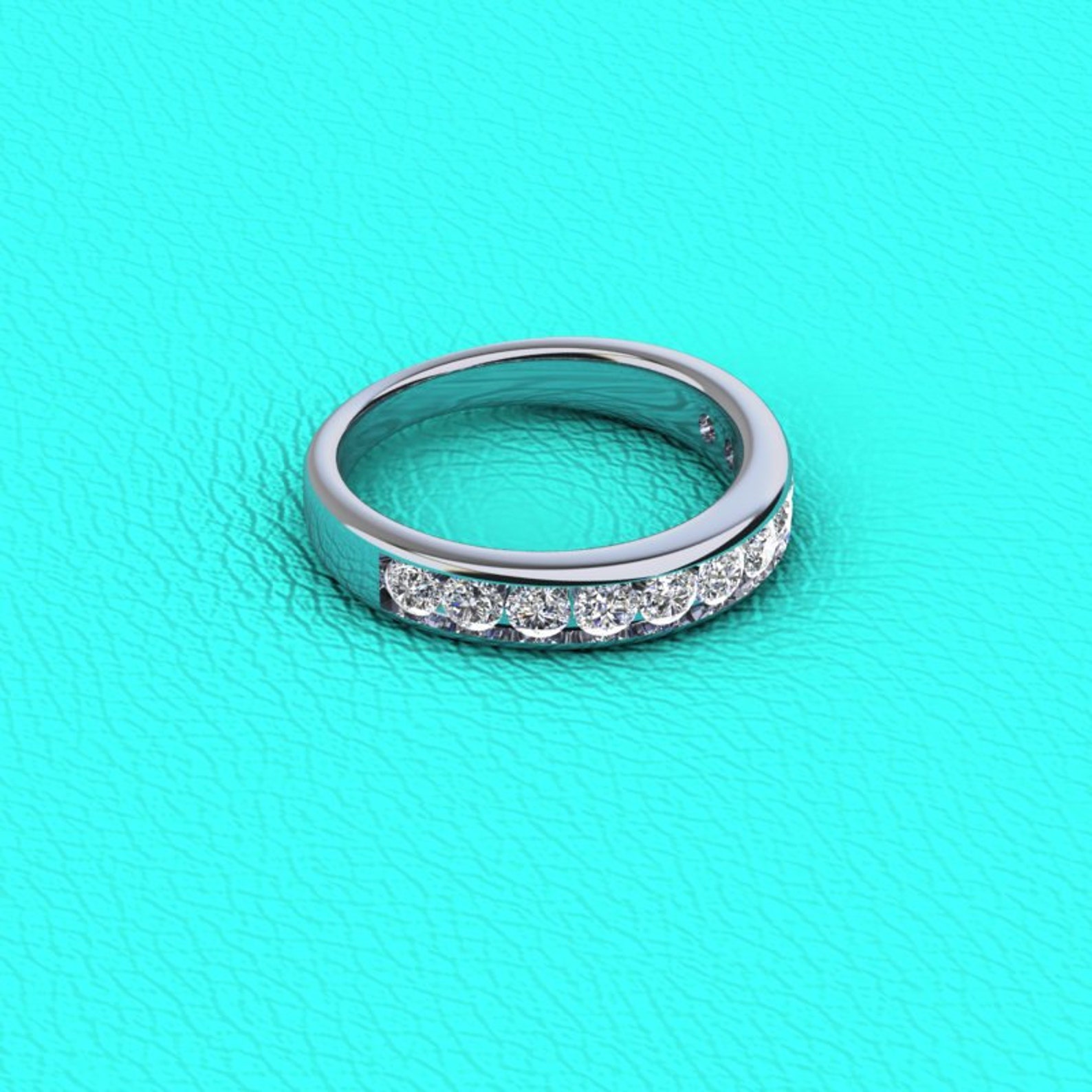 Diamond Band Etsy