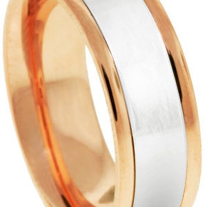 14K 6.5mm men's band image 1