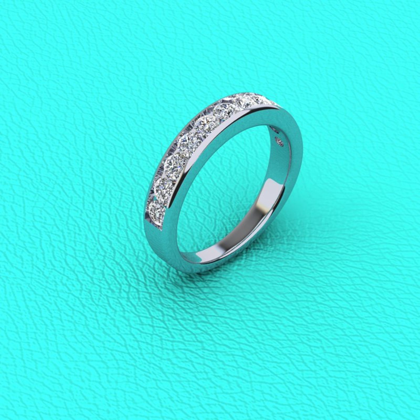 Diamond Band Etsy