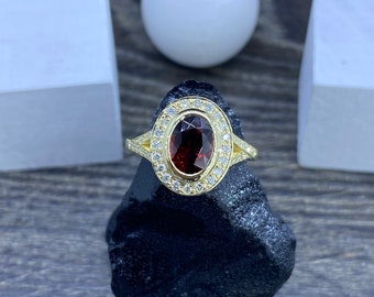 Garnet ring