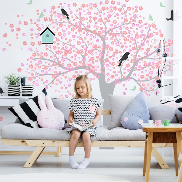 Tree Wall Stencils Etsy