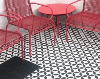 Soma Tile Stencil: Reusable Faux Tile Pattern for Floors