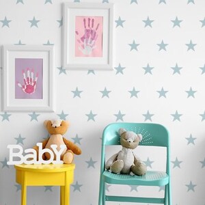 Star Nursery Pattern Stencil Wall painting reusable Home Decor Ideal Stencils 