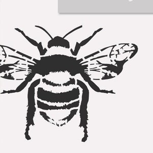 Honey Bee STENCIL, Reusable Painting Stencils for any surface: Walls, Floor, Furniture, Fabrics etc