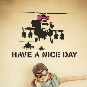 Banksy Happy Chopper - Etsy