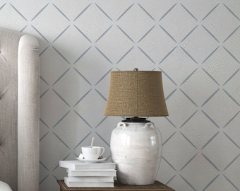 Diamond Lattice Stencil: Reusable Mylar for Walls, Fabrics, Furniture