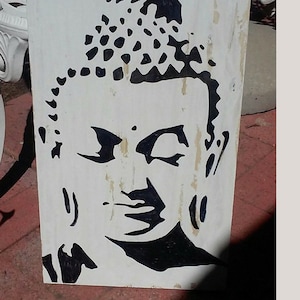 BUDDHA STENCIL, Home Decor PAINTING Stencil, For Walls Art, Fabric, Furniture - Reusable Decor Stencils